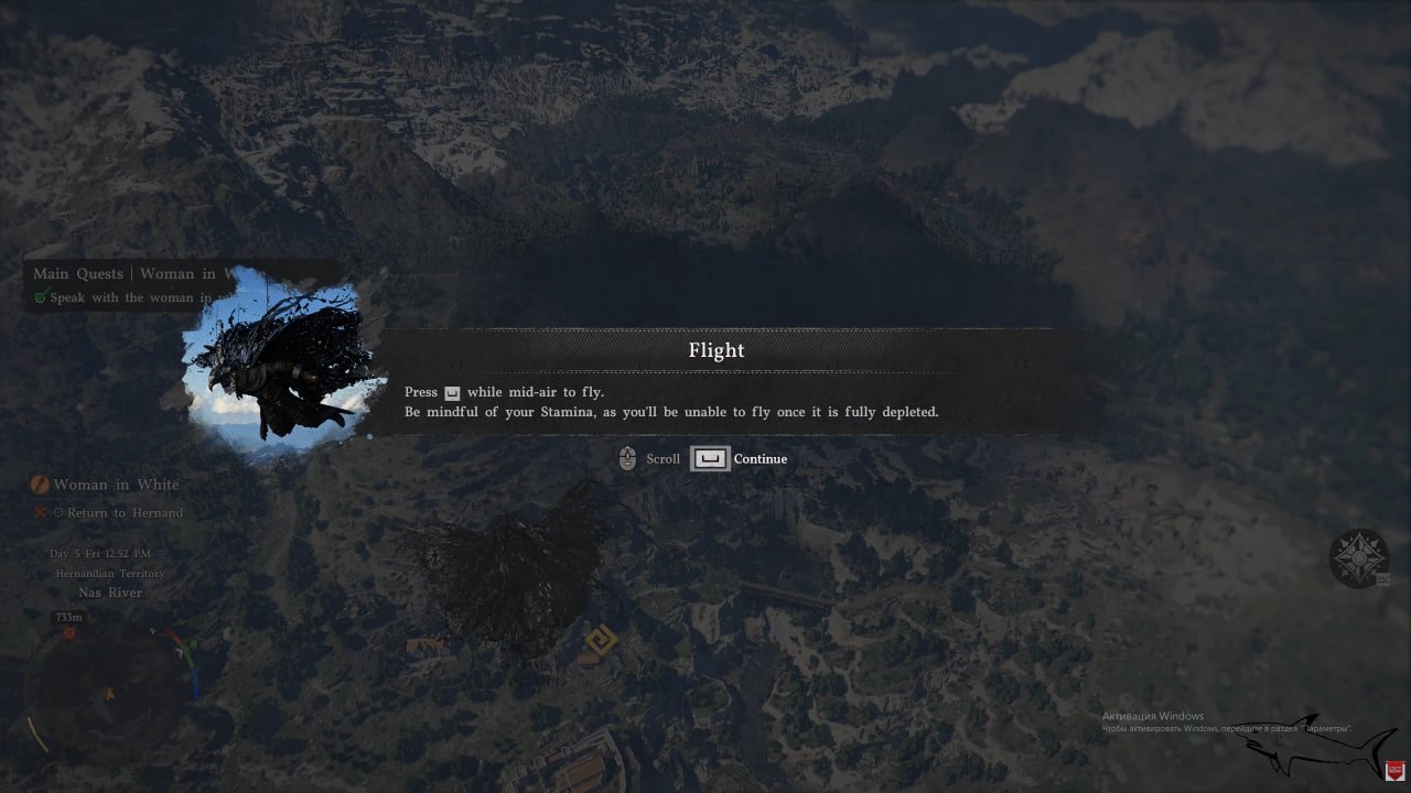 Источник: CQ.ru / Полет в Crimson Desert