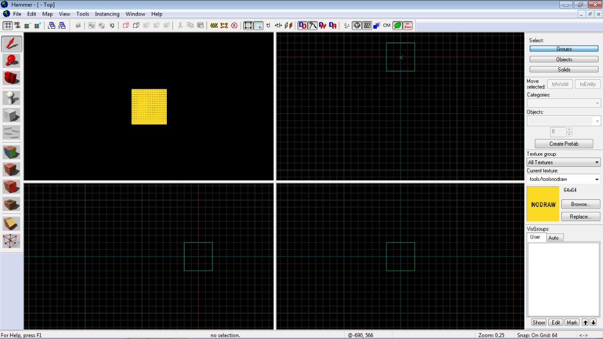 Источник: скриншот CQ.ru / Рабочий стол в старой версии Hammer Editor