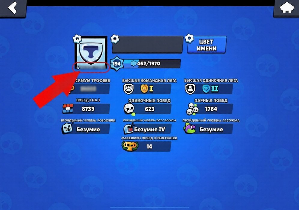 Источник: CQ.ru / Отображение Supercell ID в профиле Brawl Stars