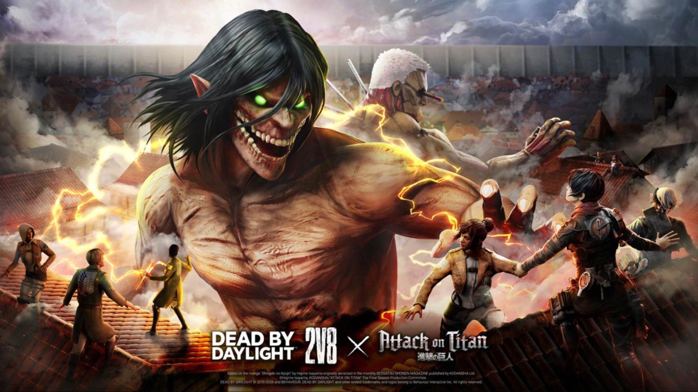 В Dead by Daylight выйдет коллаборация с Атакой Титанов