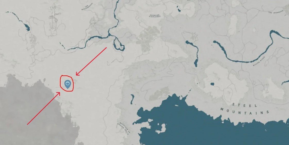 Источник: CQ.ru / Местоположение Святилища всепрощения в Crimson Desert