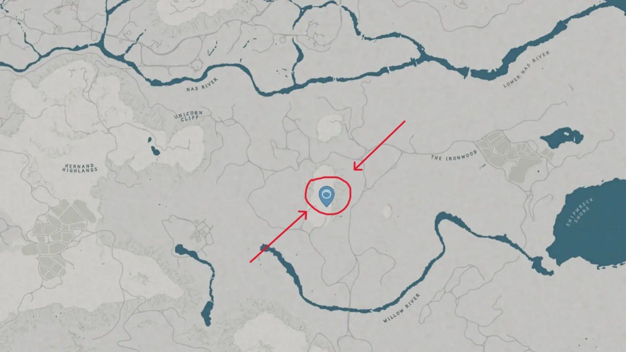 Источник: CQ.ru / Местоположение Святилища покаяния в Crimson Desert