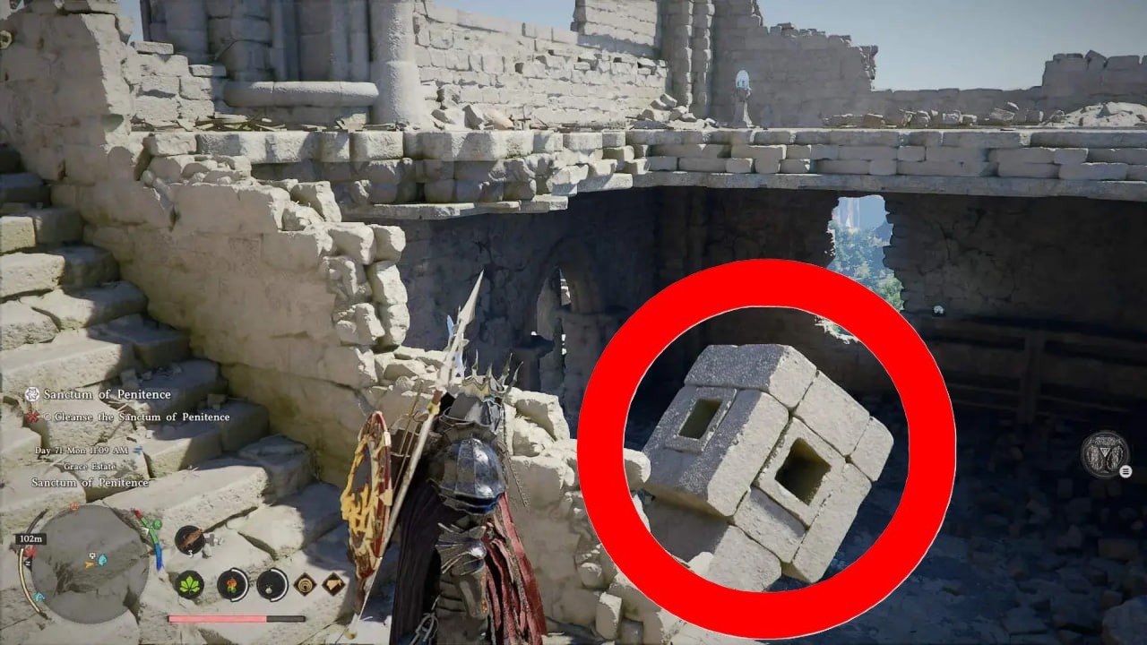 Источник: CQ.ru / Местоположение блока Святилища всепрощения в Crimson Desert