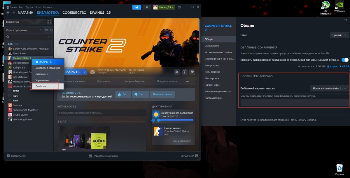 Источник: CQ.ru / Параметры запуска CS2