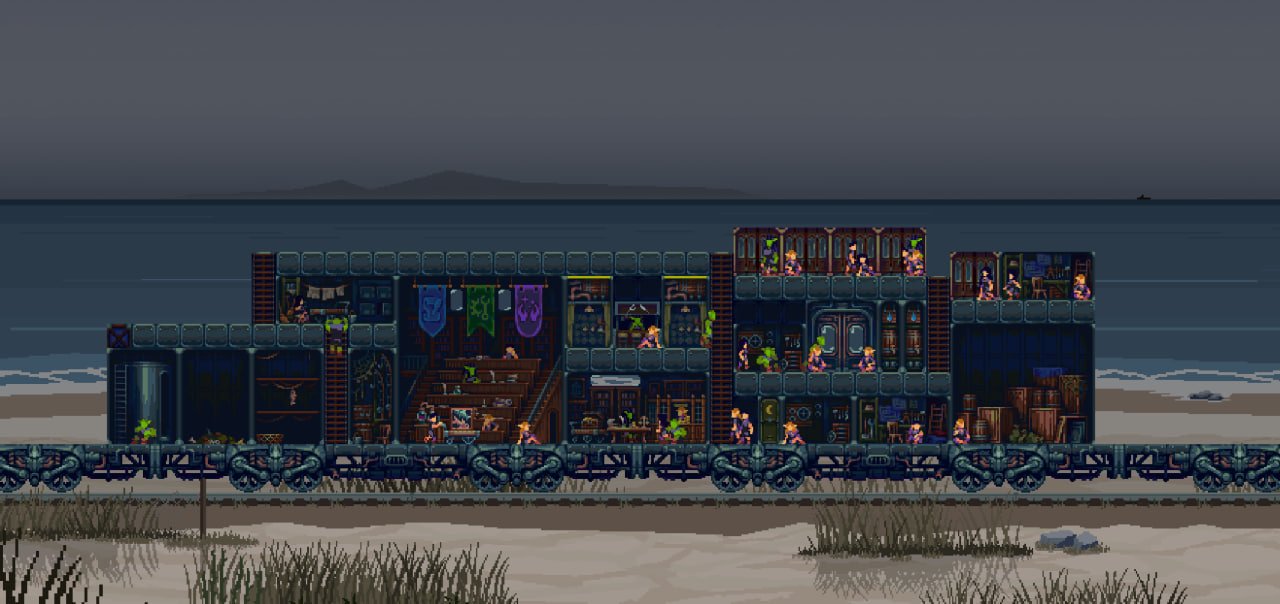 Источник: CQ.ru / Поезд и одновременно дом в Steel Artery: Train City Builder