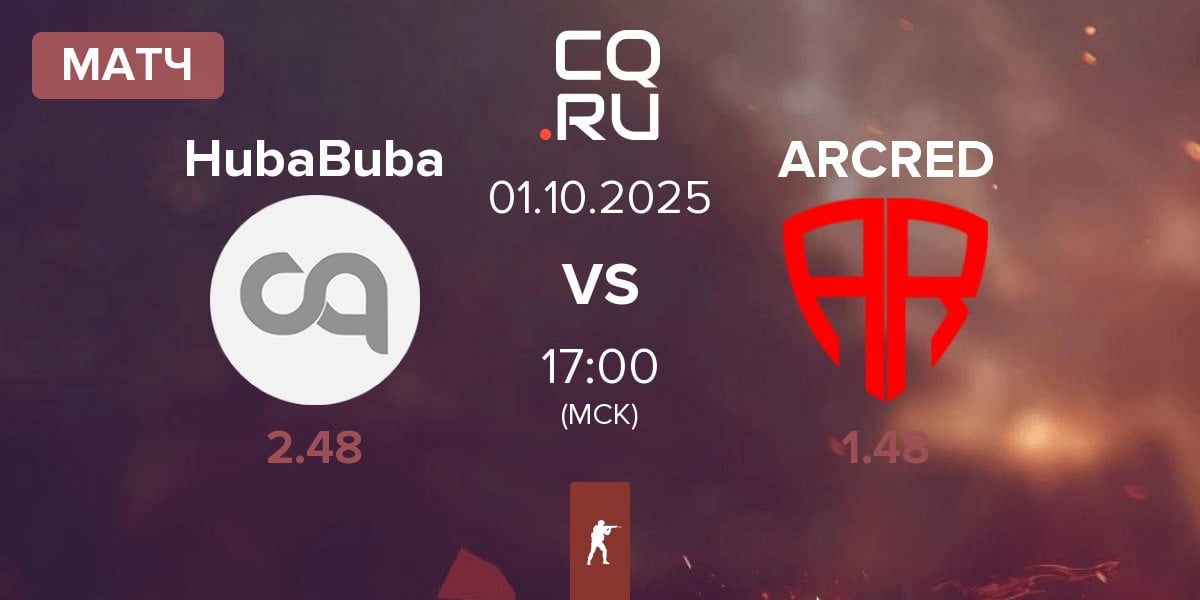 Матч HubaBuba vs ARCRED | 01.10