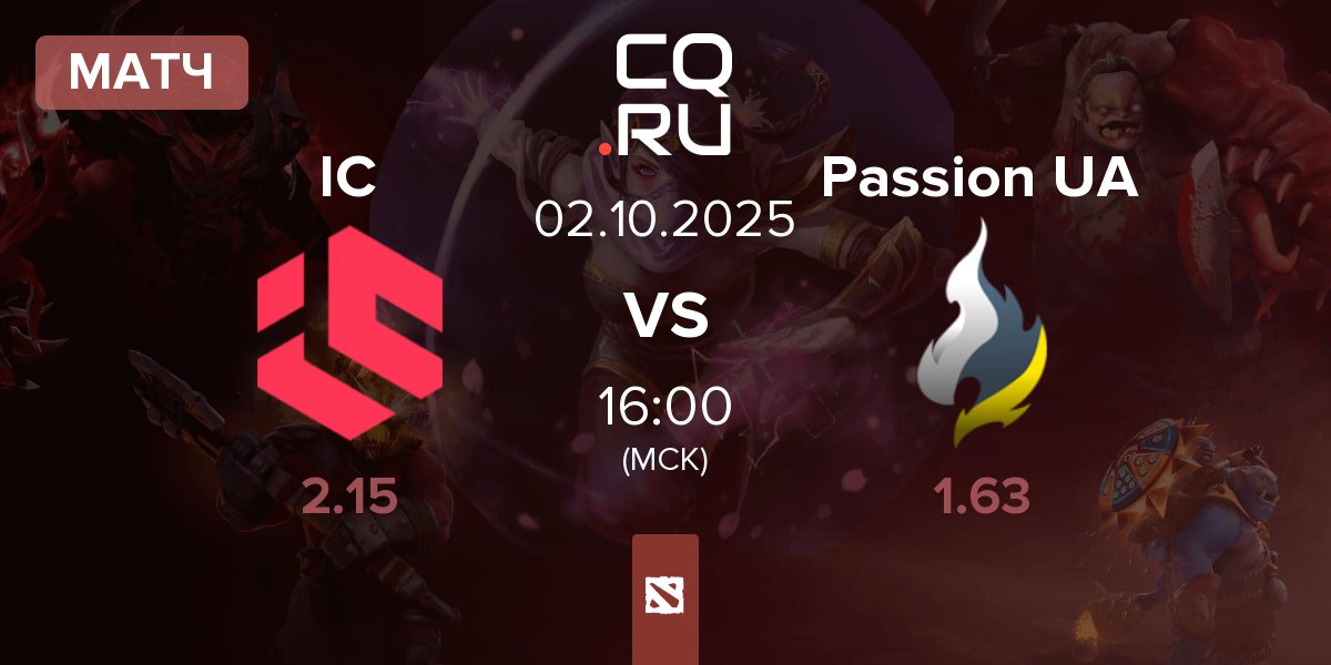 Матч Inner Circle IC vs Passion UA | 02.10