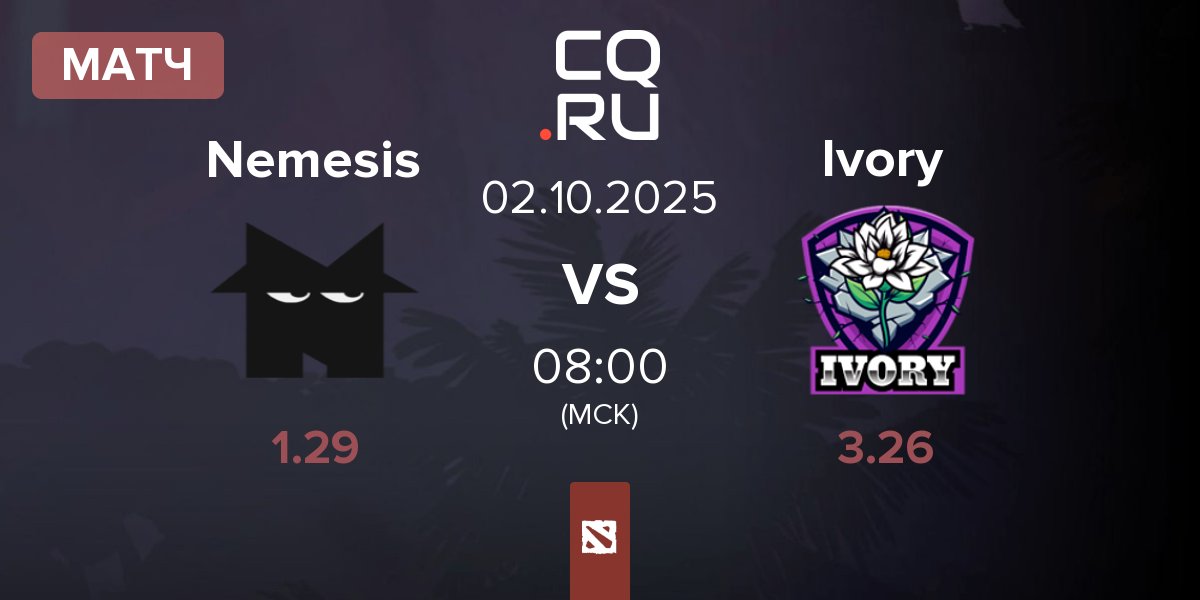 Матч Team Nemesis Nemesis vs Ivory | 02.10