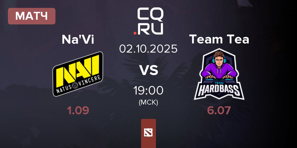 Матч Natus Vincere Na'Vi vs Team Tea | 02.10