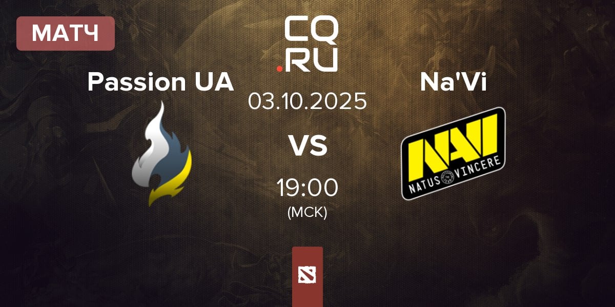 Матч Passion UA vs Natus Vincere Na'Vi | 03.10