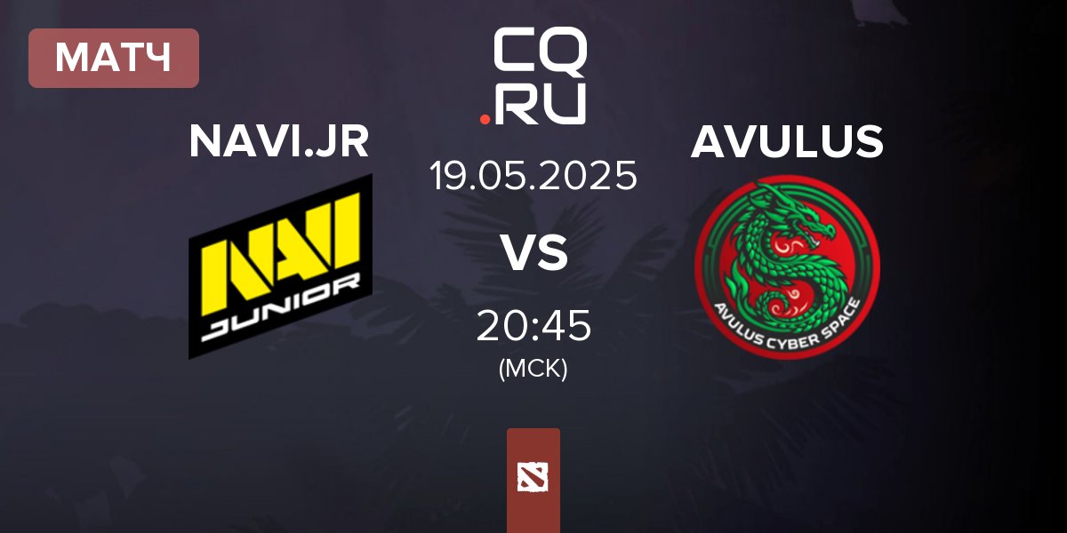 Матч Navi Junior NAVI.JR vs AVULUS | 19.05