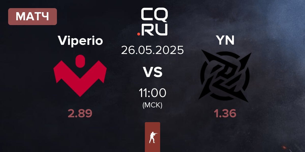 Матч Viperio vs Young Ninjas YN | 26.05