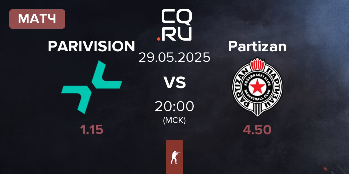 Матч PARIVISION vs Partizan Esports Partizan | 29.05