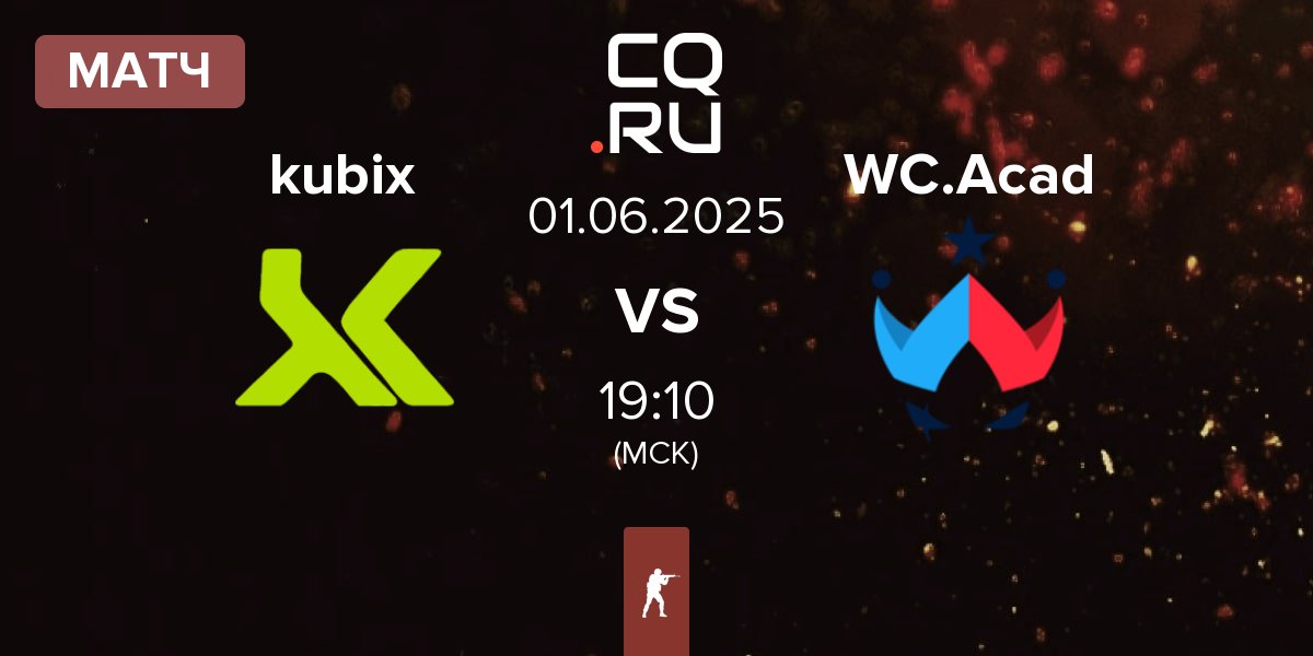 Матч Kubix Esports kubix vs Wildcard Academy WC.Acad | 01.06