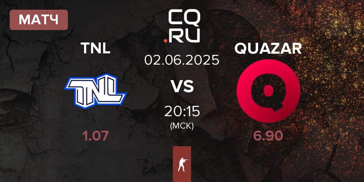 Матч TEAM NEXT LEVEL TNL vs Team QUAZAR QUAZAR | 02.06
