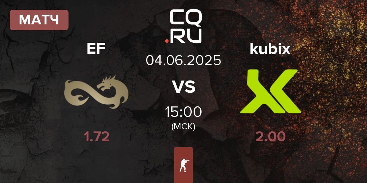 Матч Eternal Fire EF vs Kubix Esports kubix | 04.06