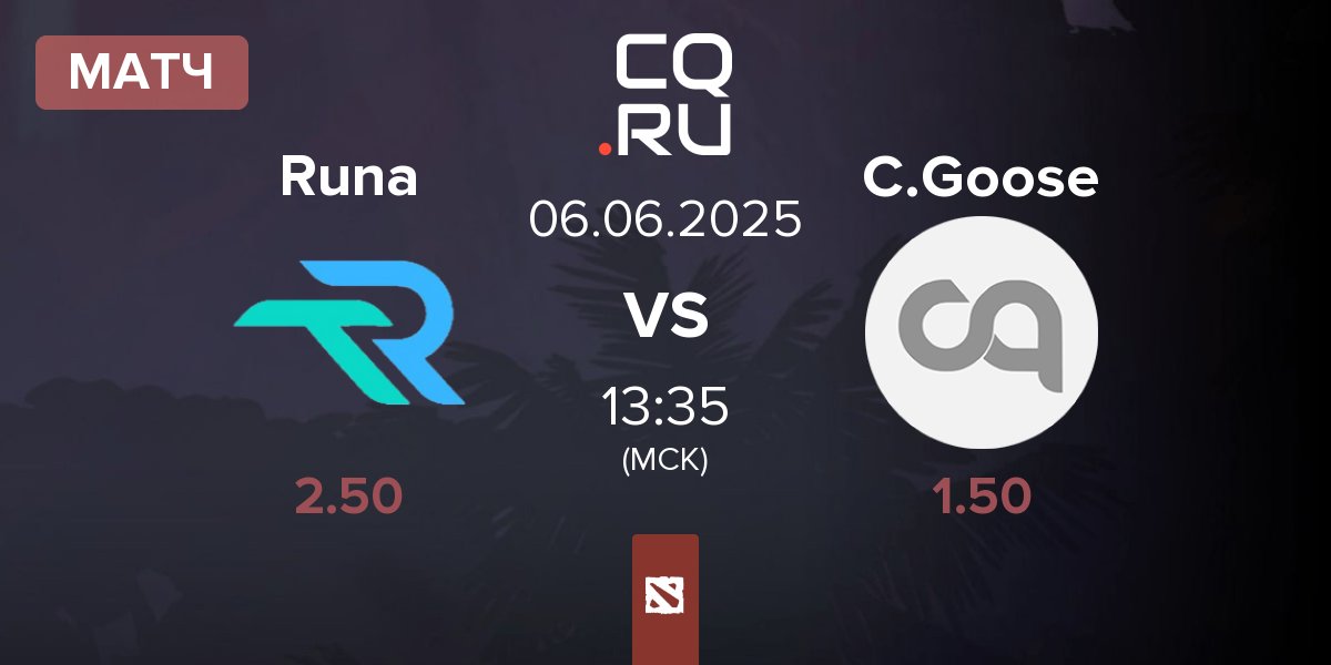 Матч Runa Team Runa vs Cyber Goose C.Goose | 06.06