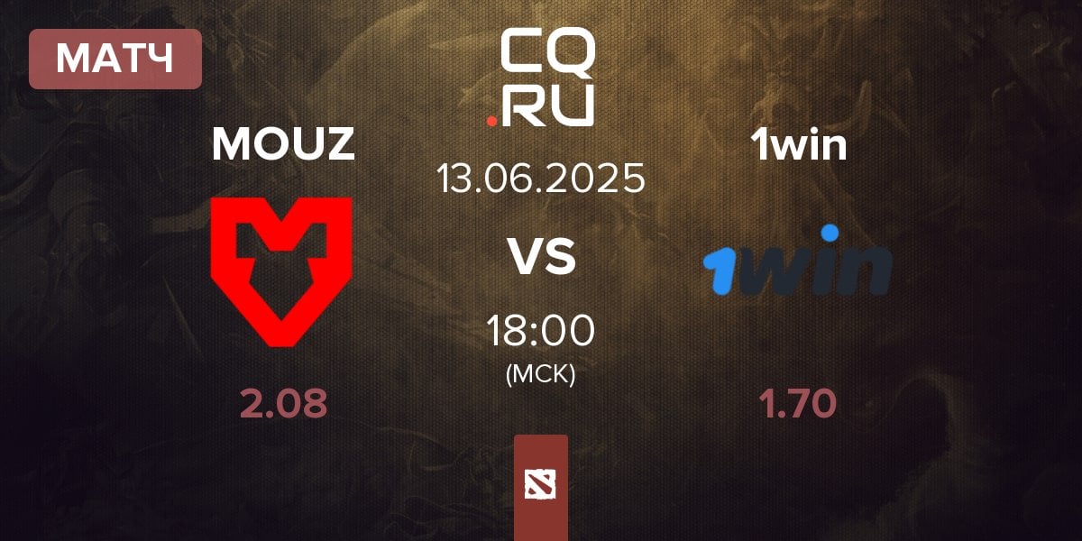 Матч MOUZ vs 1win | 13.06