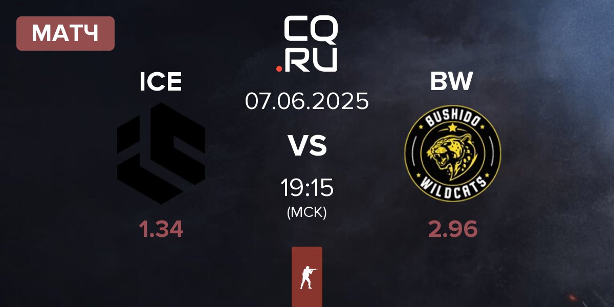 Матч Inner Circle Esports ICE vs Bushido Wildcats BW | 07.06