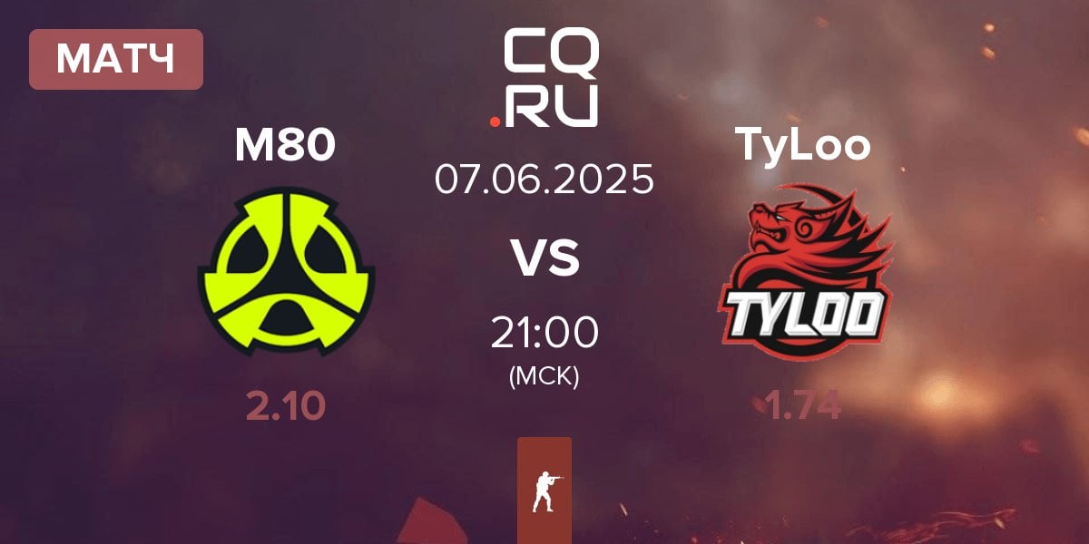Матч M80 vs TyLoo | 07.06