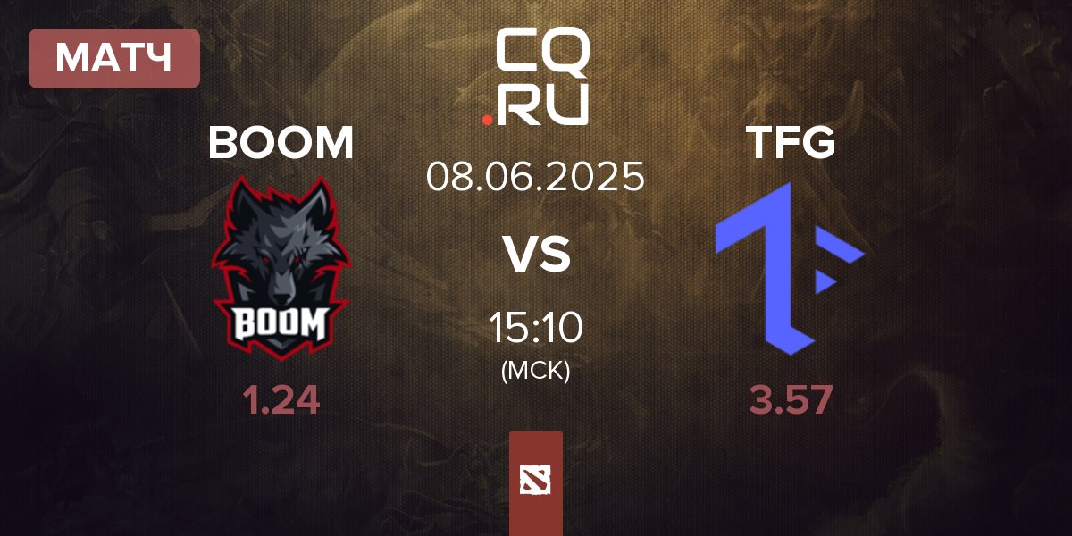 Матч BOOM Esports BOOM vs Tech Free Gaming TFG | 08.06