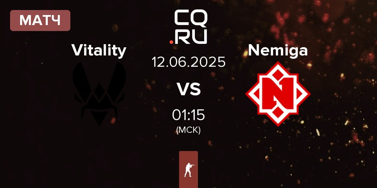 Матч Team Vitality Vitality vs Nemiga Gaming Nemiga | 12.06