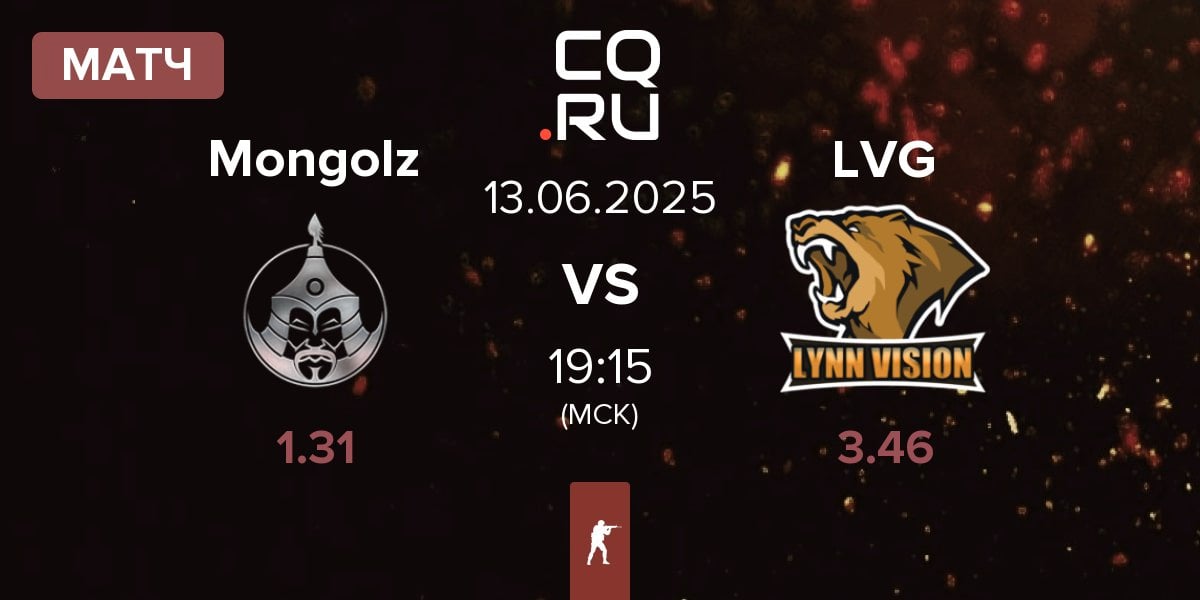 Матч The Mongolz Mongolz vs Lynn Vision Gaming LVG | 13.06
