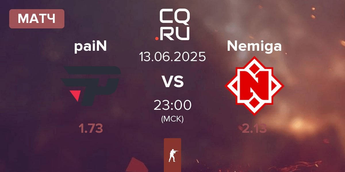 Матч paiN Gaming paiN vs Nemiga Gaming Nemiga | 13.06