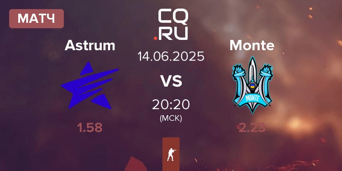 Матч Astrum vs Monte | 14.06