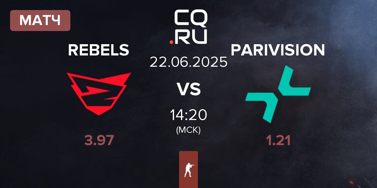 Матч Rebels Gaming REBELS vs PARIVISION | 22.06