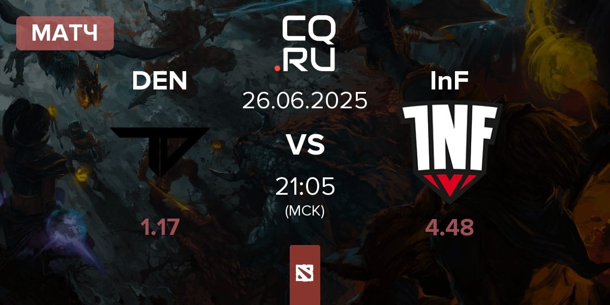 Матч Team Den DEN vs Infamous Gaming InF | 26.06
