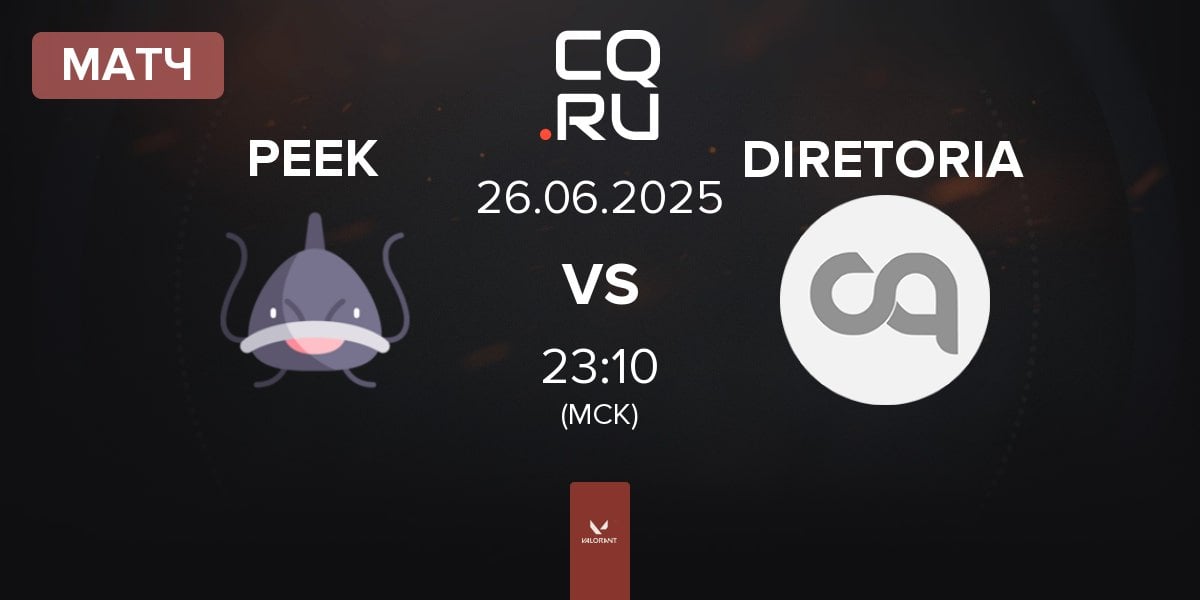 Матч PEEK vs DIRETORIA | 26.06