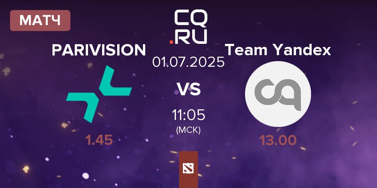 Матч PARIVISION vs Team Yandex | 01.07
