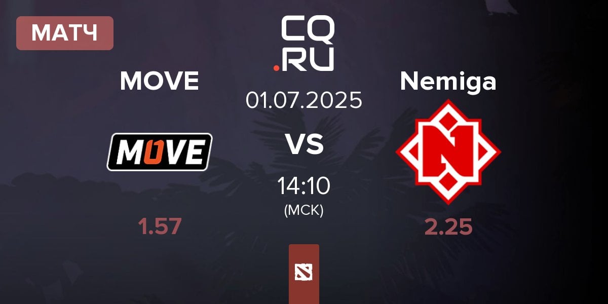 Матч One Move MOVE vs Nemiga Gaming Nemiga | 01.07