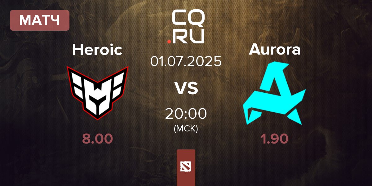 Матч Heroic vs Aurora | 01.07