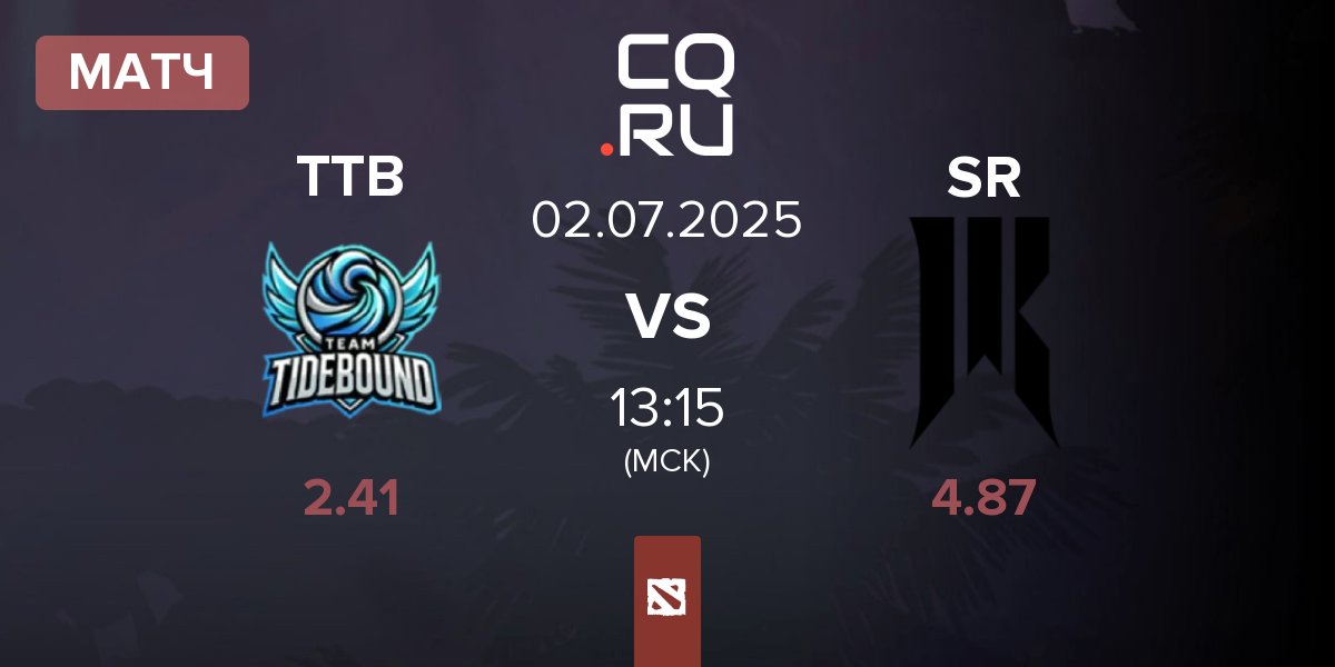 Матч Team TideBound TTB vs Shopify Rebellion SR | 02.07