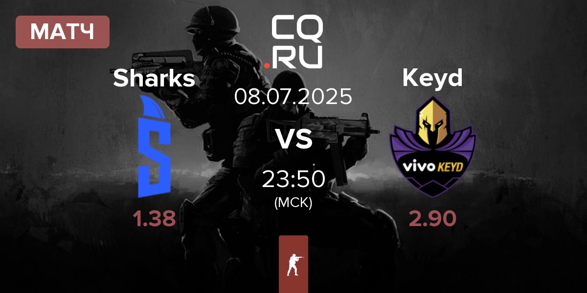 Матч Sharks Esports Sharks vs Keyd Stars Keyd | 08.07