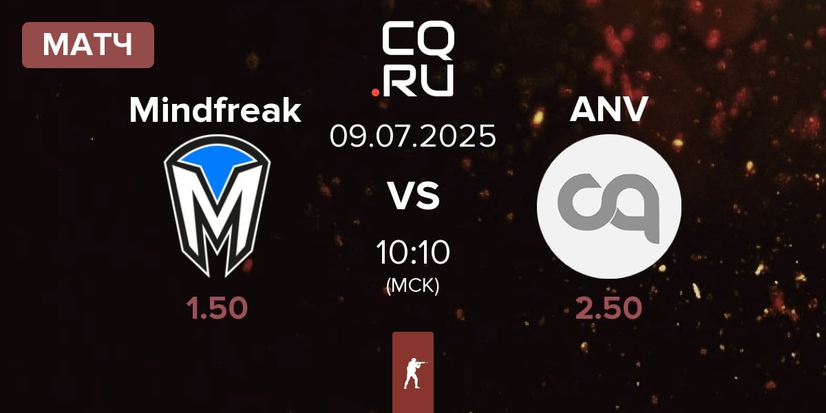 Матч Mindfreak vs Animus Victoria ANV | 09.07