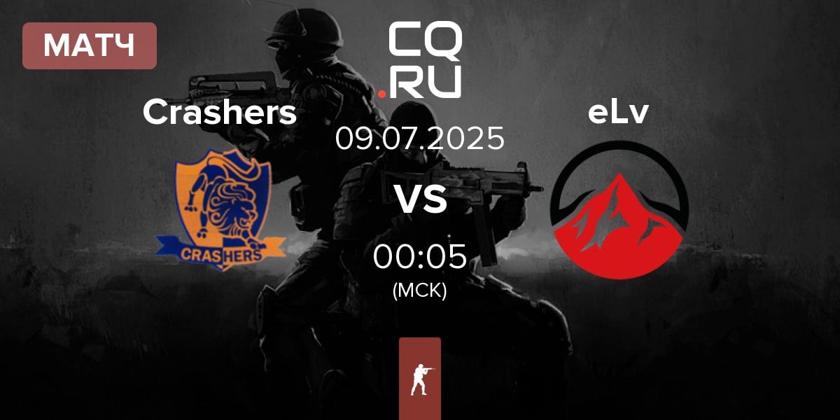 Матч Team Crashers Crashers vs Elevate eLv | 09.07