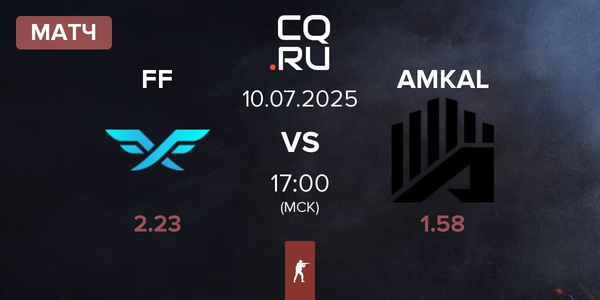 Матч Fire Flux Esports FF vs AMKAL | 10.07
