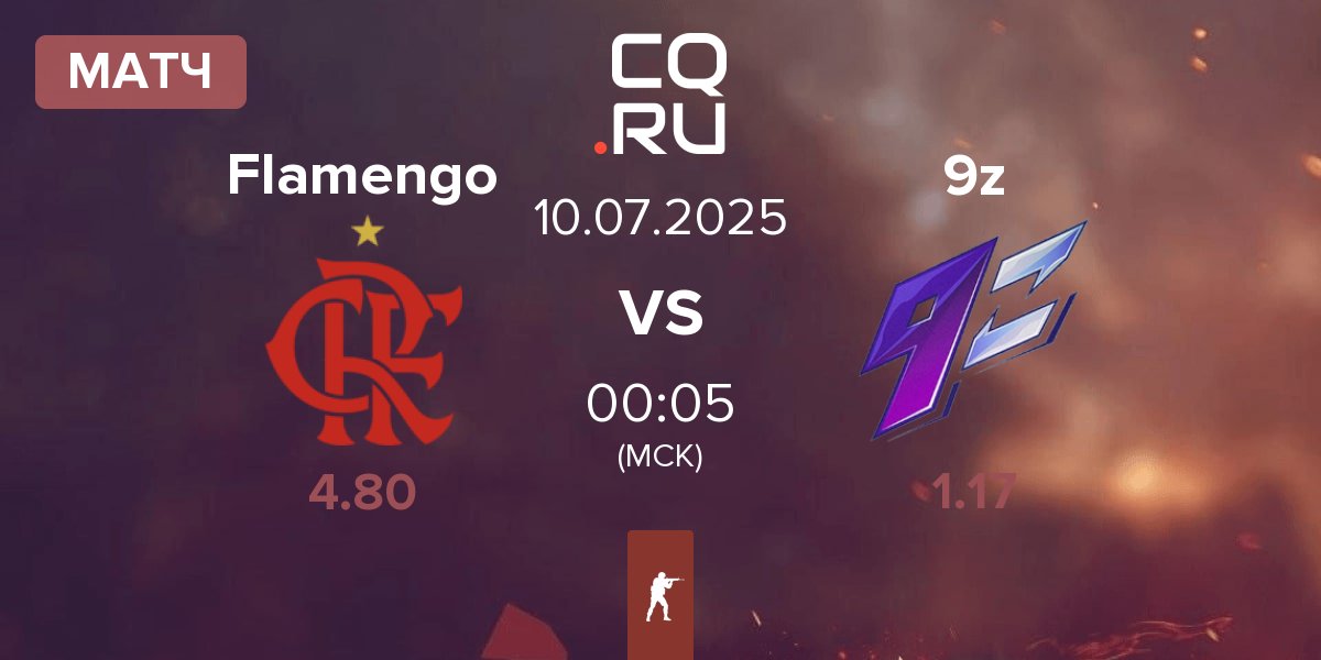 Матч Flamengo Esports Flamengo vs 9z Team 9z | 10.07