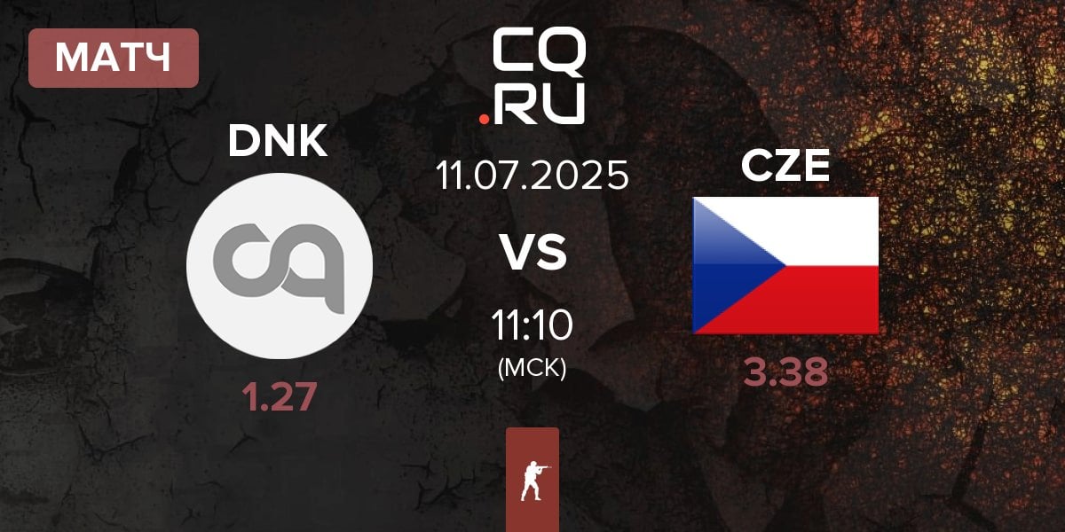 Матч Denmark DNK vs Czech Republic CZE | 11.07
