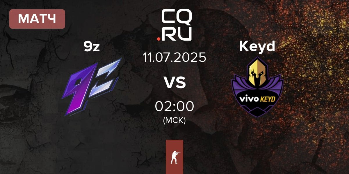 Матч 9z Team 9z vs Keyd Stars Keyd | 11.07