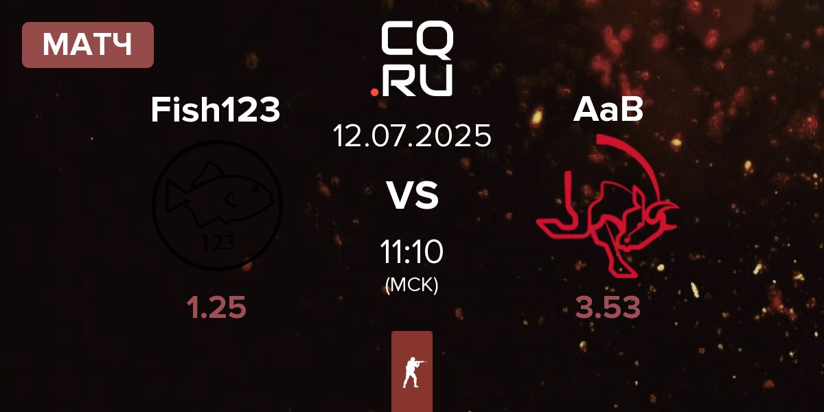 Матч Fish123 vs AaB esport AaB | 12.07