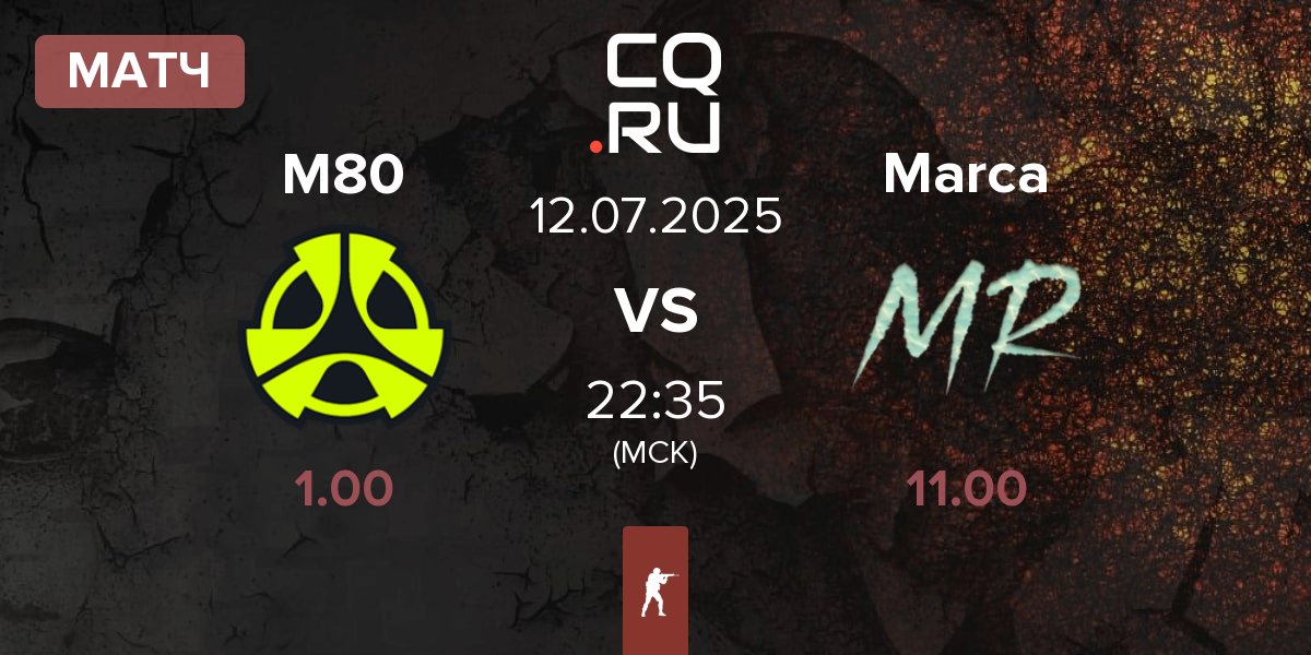 Матч M80 vs FULL SEND FS | 12.07