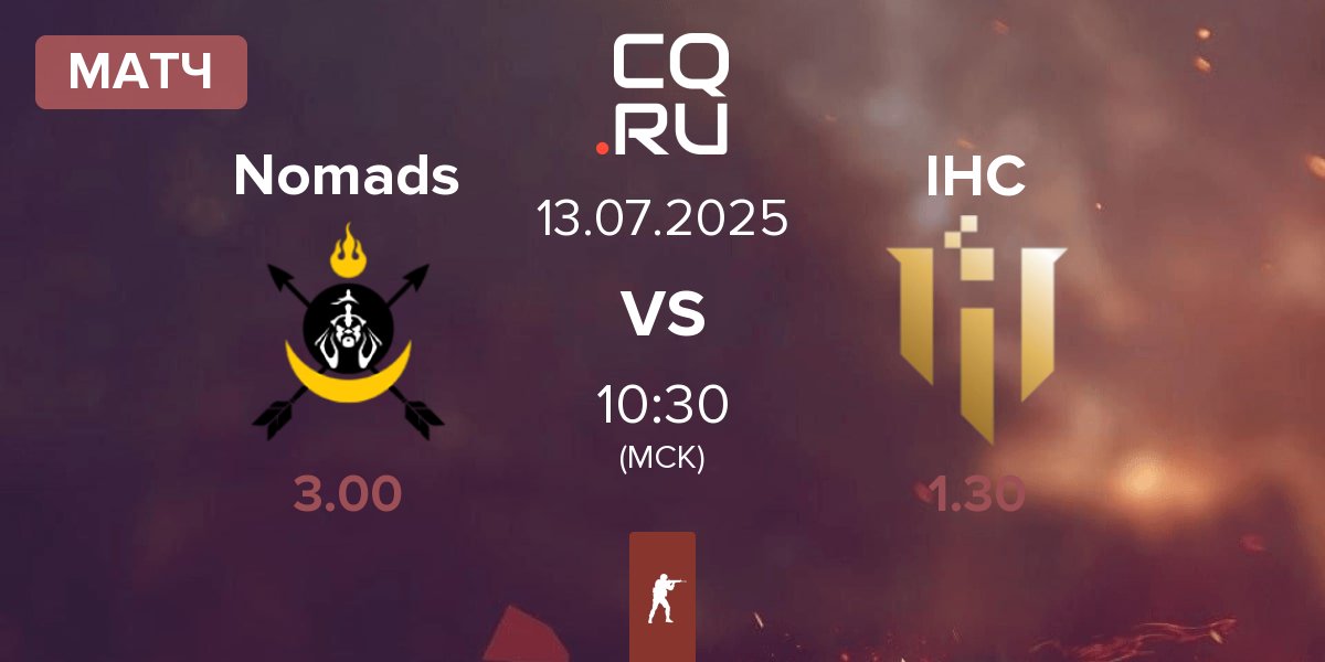 Матч Nomads vs IHC Esports IHC | 13.07