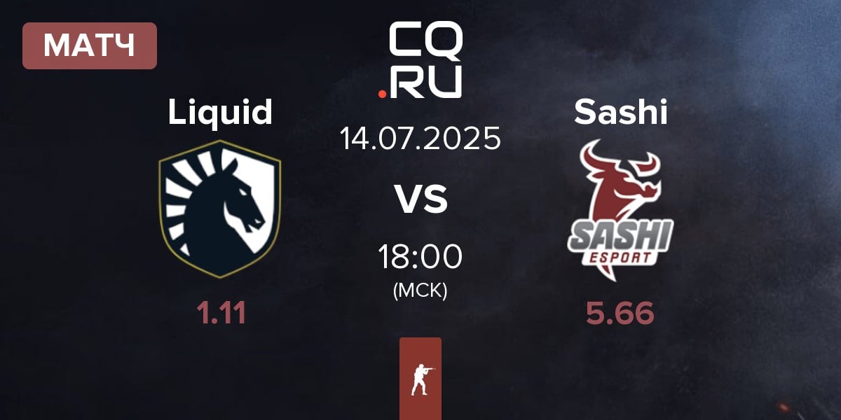 Матч Team Liquid Liquid vs Sashi Esport Sashi | 14.07