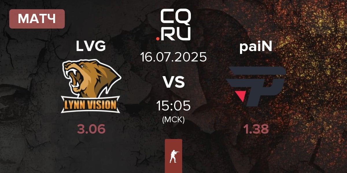 Матч Lynn Vision Gaming LVG vs paiN Gaming paiN | 16.07