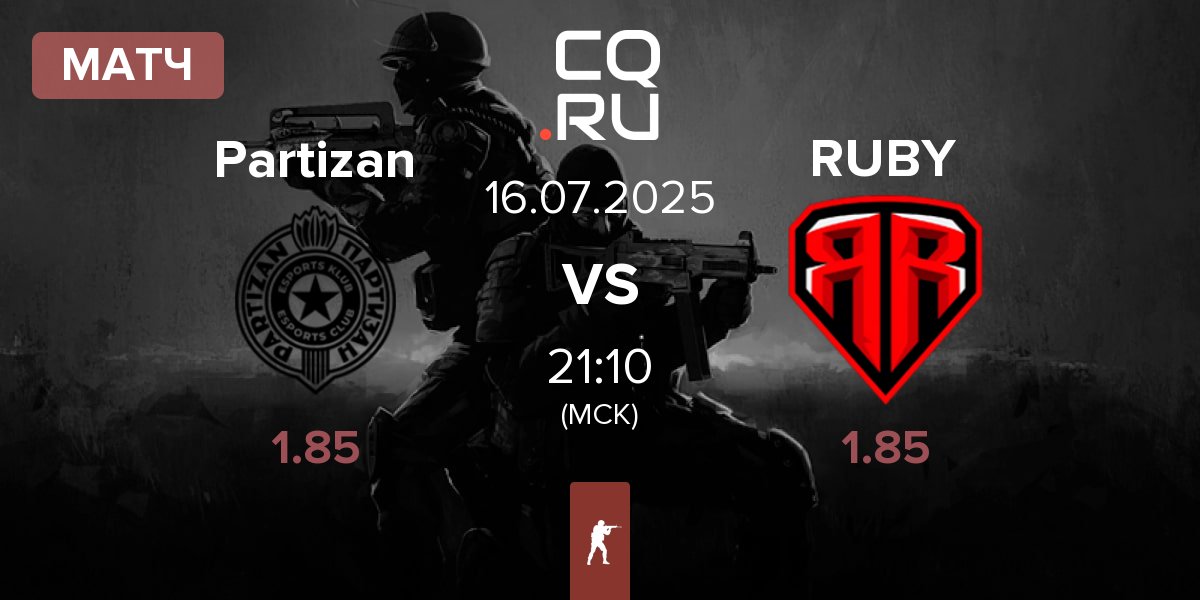 Матч Partizan Esports Partizan vs RUBY | 16.07