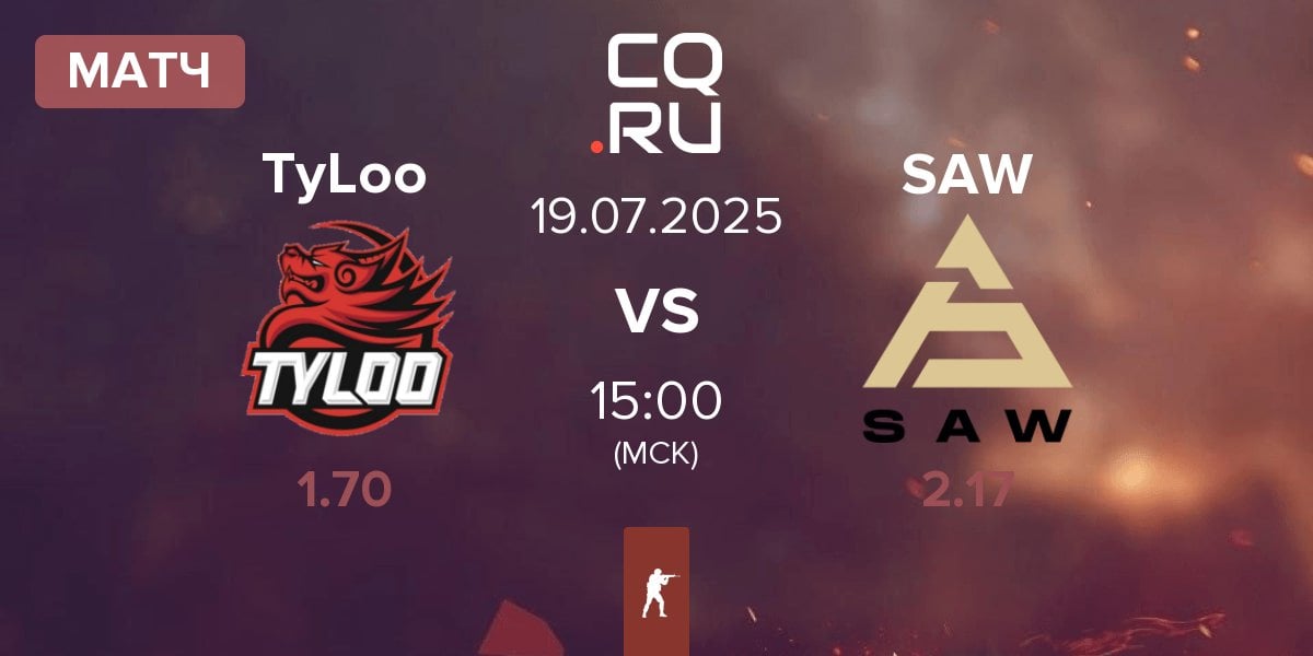 Матч TyLoo vs SAW | 19.07